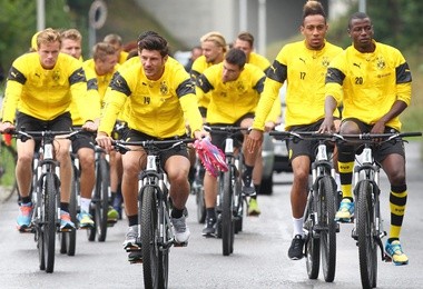 Borussia na rowerach