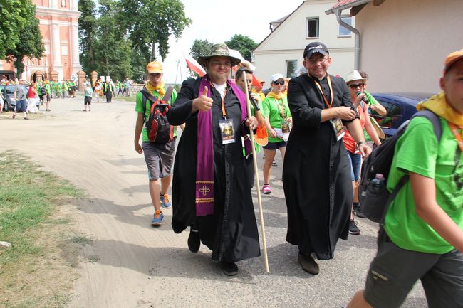 Wyjście pieszej pielgrzymi ze Skrzatusza