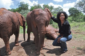 Dr Paula Kahumbu, dyrektor WildLife Direct Kenya, inicjatorka kampanii społecznej na rzecz ochrony dzikich słoni