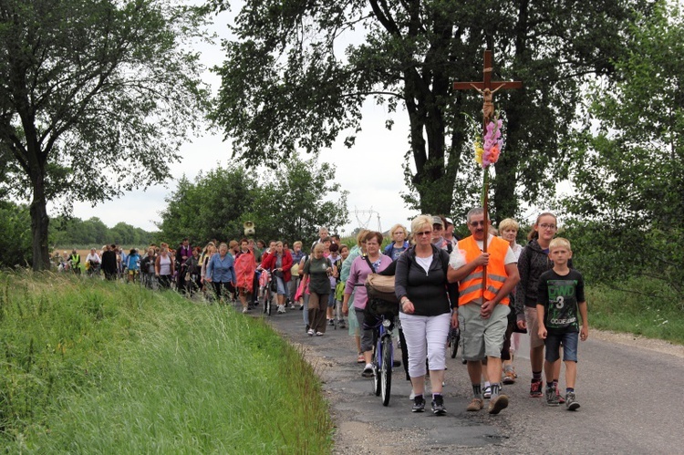 Pielgrzymi w Miedniewicach