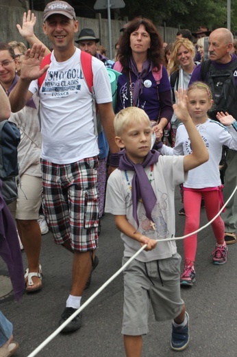 Stąd widać było jasnogórski szczyt...