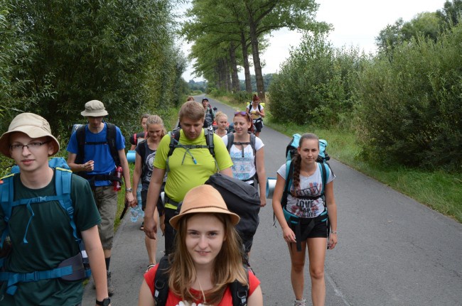 Liderzy ŚDM na Camino