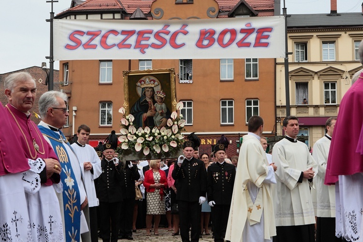 Pielgrzymka kobiet do Piekar - przed Mszą św.