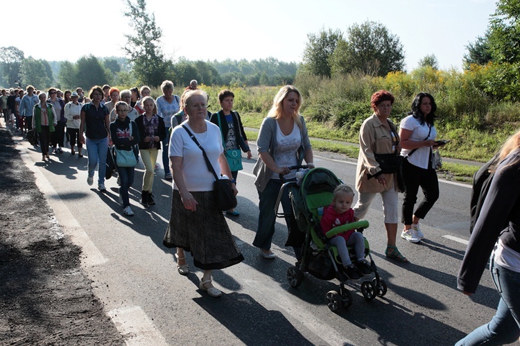 Pielgrzymka kobiet do Piekar - przed Mszą św.