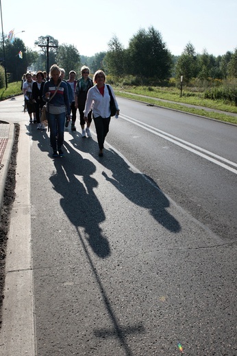 Pielgrzymka kobiet do Piekar - przed Mszą św.