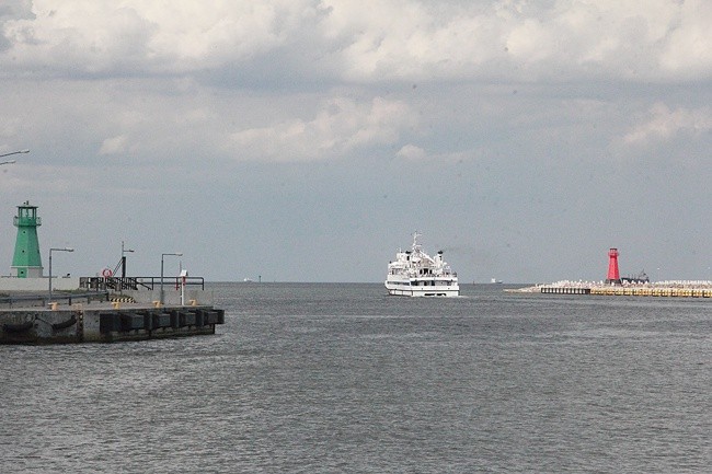 Wejście do portu gdańskiego. Do portu Elbląg miałyby wpływać mniejsze jednostki