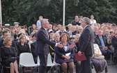 Bronisław Komorowski i Joachim Gauck na Westerplatte 