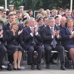 Bronisław Komorowski i Joachim Gauck na Westerplatte 