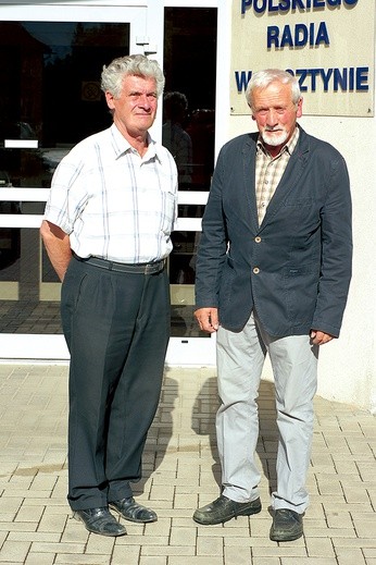 Świadkowie zrywów solidarnościowych z 1980 roku – Stefan Ruchlewicz (po lewej) i Zenon Złakowski 