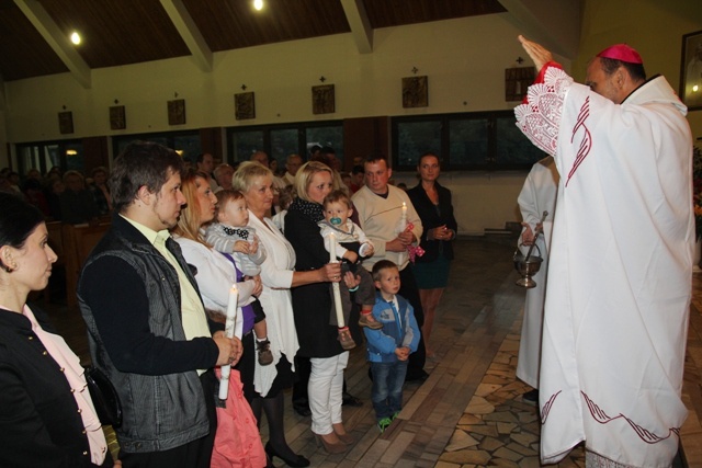 Prymicje bp. Tadeusza Kusego w Cieszynie-Kalembicach