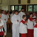 Prymicje bp. Tadeusza Kusego w Cieszynie-Kalembicach