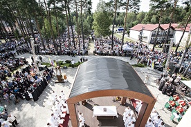 Uroczystości odpustowe w sanktuarium co roku gromadzą tłumy wiernych