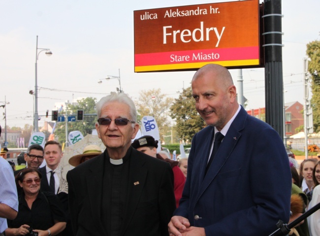Otwarcie ulicy Aleksandra hr. Fredry