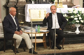  Spotkanie z prof. Bogdanem Chazanem odbyło się w parafii pw. św. Bartłomieja w Płocku w ramach Farnych Wieczorów Wiary