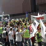 Protest górników