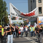 Protest górników