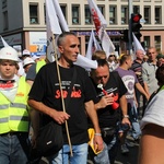 Protest górników