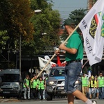 Protest górników