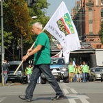 Protest górników