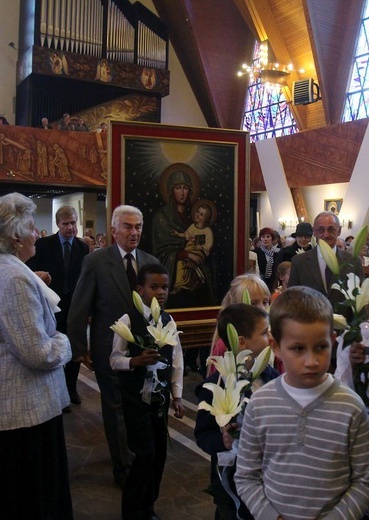 Obraz Matki Bożej Latyczowskiej w parafii św. Józefa