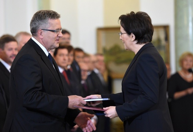 Prezydent powołał rząd Ewy Kopacz