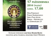 Promocja książki "Witraże w ciemności", Rybnik-Niedobczyce, 17 października