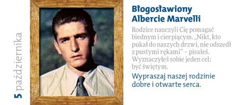 Błogosławiony Albert Marvelli - 5 października