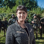 Anna Siarkowska, jedna ze współorganizatorek ćwiczeń  OT z ramienia Akademii  Obrony Narodowej