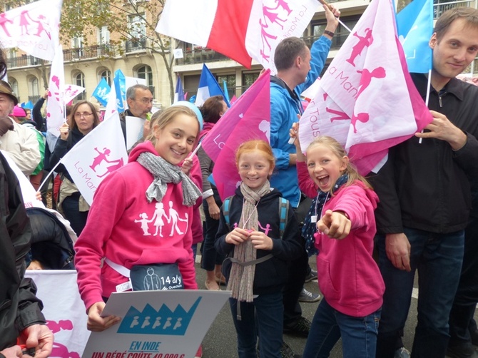 Cieszyniacy na Marszu dla Rodziny w Paryżu