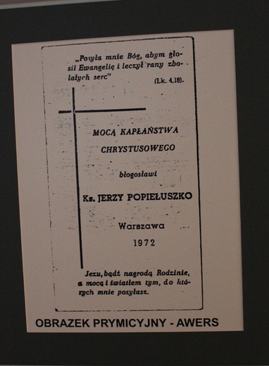 O bł. ks. Jerzym Popiełuszce w Kętach