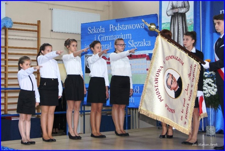 Nadanie patrona szkoły w Ołpinach