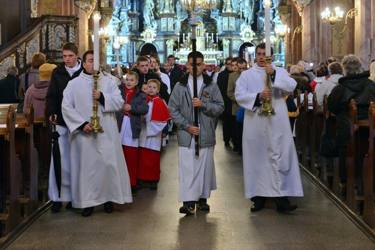 Pożegnanie w katedrze