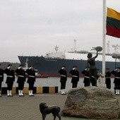 Statek-terminal wpłynął do portu w Kłajpedzie