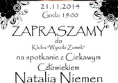 Spotkanie z Natalią Niemen, Katowice, 21 listopada