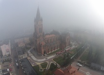 Spalona katedra, zdjęcia z drona cz. 1
