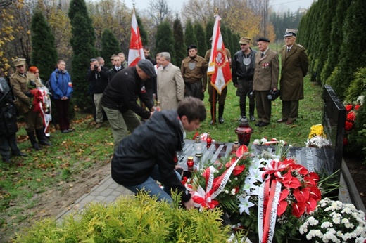 Grób partyzantów "Bartka" w Mazańcowicach