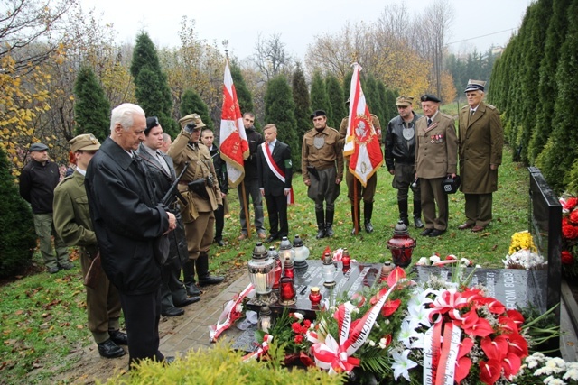 Grób partyzantów "Bartka" w Mazańcowicach