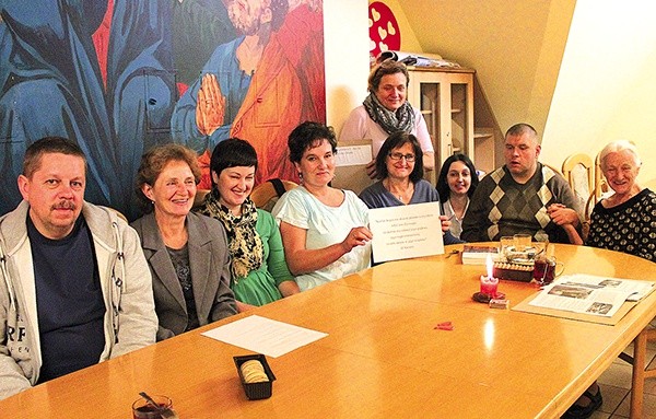 Grupa, która marzy o powstaniu domu „Arki” dla osób niepełnosprawnych intelektualnie, spotyka się w pallotyńskim Wieczerniku