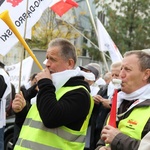 Emeryci górniczy protestowali