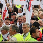 Emeryci górniczy protestowali