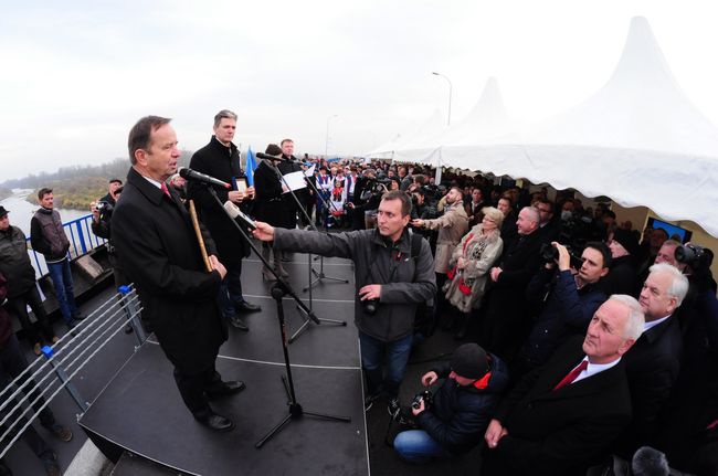 Otwarcie mostu w Połańcu