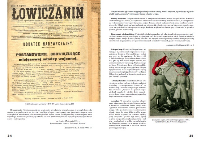 I wojna światowa w Łowiczu