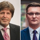 O prezydencki fotel w Katowicach w drugiej turze zawalczą Marcin Krupa (z prawej) oraz Andrzej Sośnierz