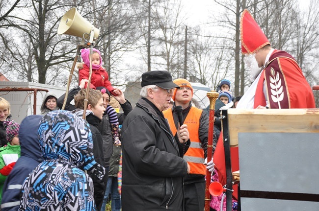 Św. Mikołaj na drezynie!