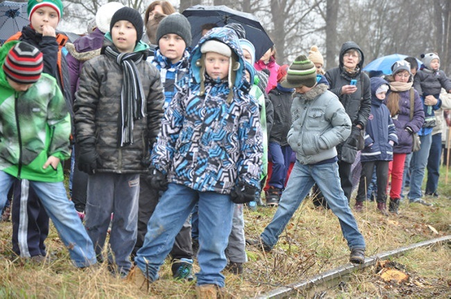 Św. Mikołaj na drezynie!