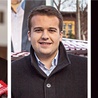 Od lewej: Krzysztof Kosiński,  prezydent Ciechanowa (26 lat), Marek Materek,  prezydent Starachowic (25 lat), Lucjusz Nadbereżny,  prezydent Stalowej Woli (29 lat)