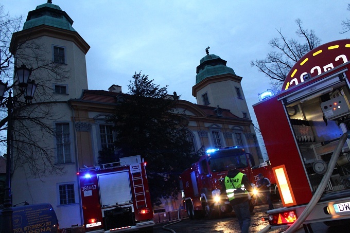 Pożar na zamku Książ