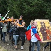 Przekazanie znaków ŚDM na Kopie Biskupiej