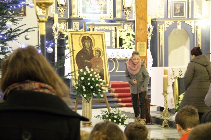 Przywitanie krzyża i ikony ŚDM w archidiecezji katowickiej