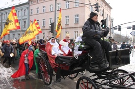 Wśród rycerzy, wiedeńską bryczką